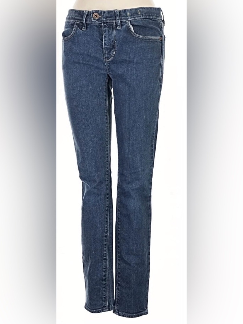 NWT Madewell Women's Straight-Leg Mid-Rise Medium Wash Jeans Size 26